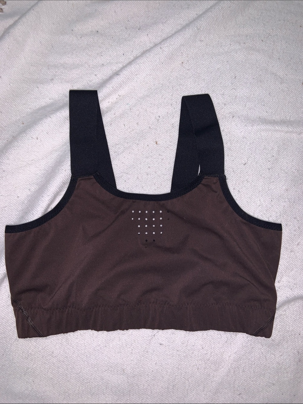 Women's Brown Sports Bra top lightweight breathable cycling VELOCIO XL - Picture 3 of 6